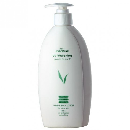 Follow Me UV Whitening Hand & Body Lotion, 400ml
